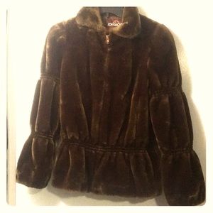 Jordache Retro Faux Fur Jacket